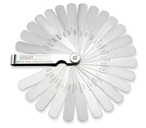 TOPTUL FEELER GAUGE 26PC