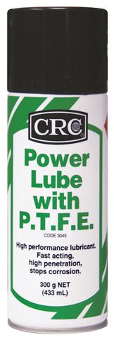 CRC POWER LUBE WITH PTFE 300gm AEROSOL