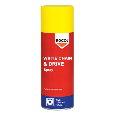 ROCOL WHITE CHAIN & DRIVE SPRAY 250GM