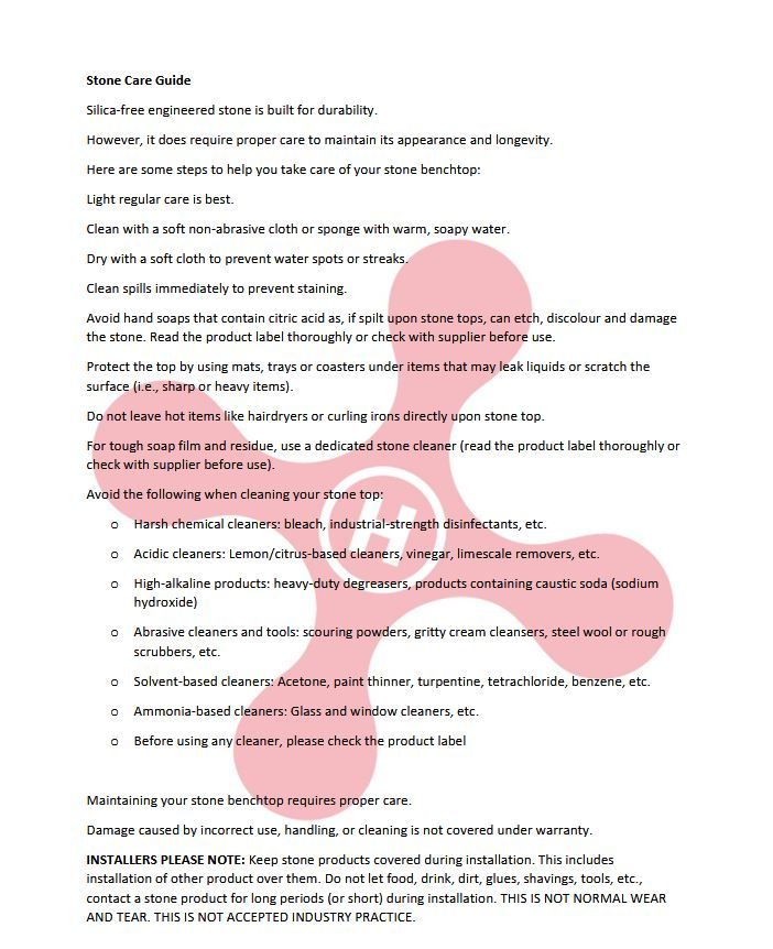 Stone Care Guide