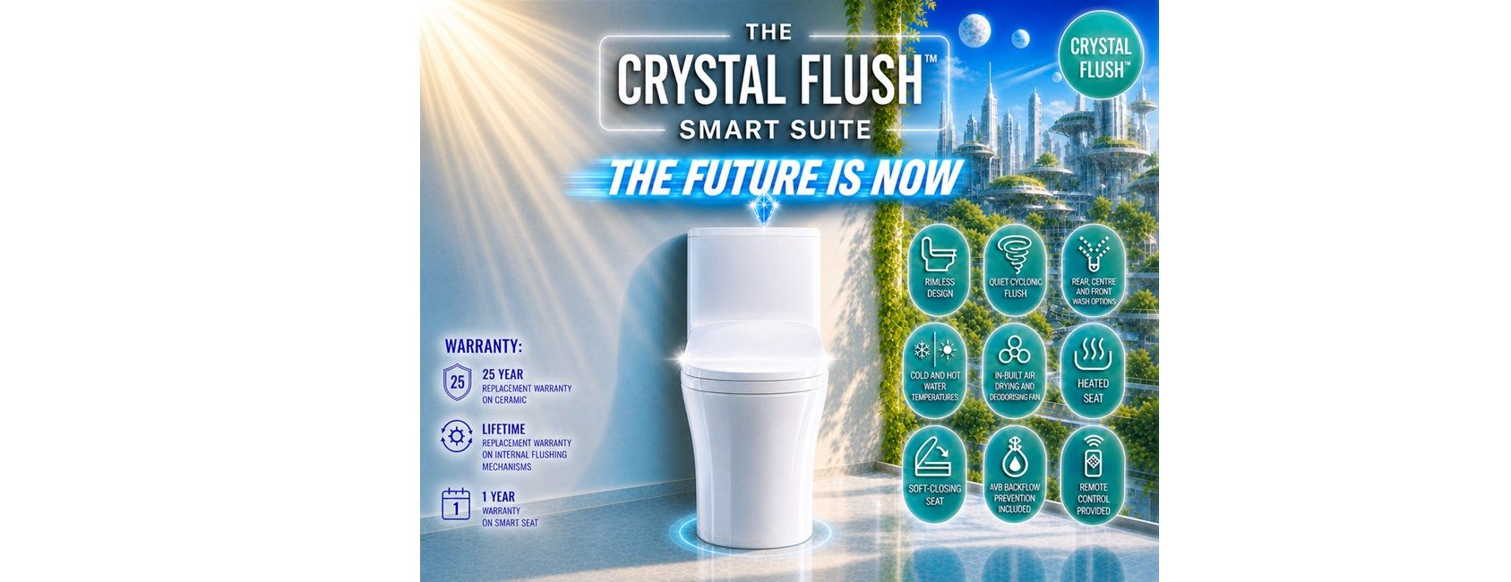Crystal Flush Smart Seat Banner