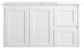 Sophie 900 Matte WHITE Wall Hung Vanity