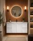 Sophie 1200 Matte WHITE Wall Hung Vanity