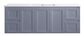 Sophie 1500 Matte GREY Wall Hung Vanity