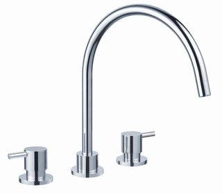 Ramsay Round Chrome 1/4 Lever Sink Set