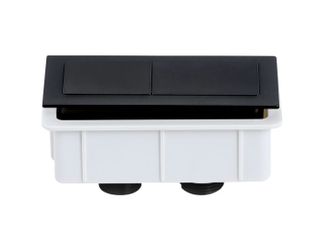 Black Square Cistern Buttons