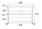 Amber 900 Matte WHITE Wall Hung Vanity