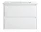 Amber 750 Matte WHITE Wall Hung Vanity