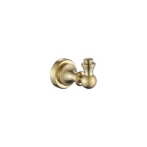 Medoc Single Robe Hook Brushed Bronze
