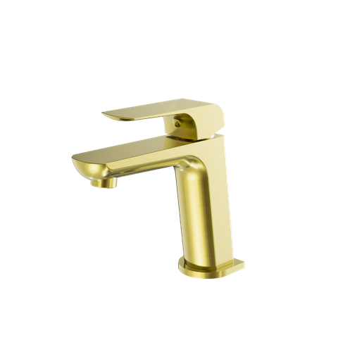 Elgin Basin Mixer Brushed Gold