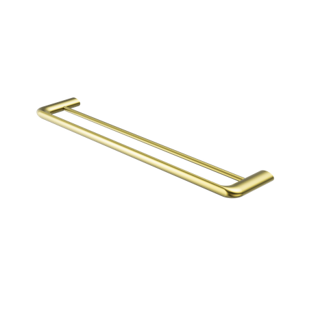 Elgin Double Towel Rail 600mm Brushed Gold