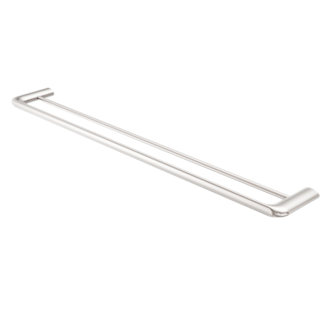 Elgin Double Towel Rail 800mm Brushed Nickel