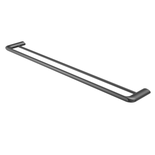 Elgin Double Towel Rail 800mm Gun Metal