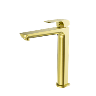 Elgin Tall Basin Mixer Brushed Gold