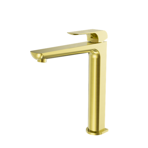 Elgin Tall Basin Mixer Brushed Gold