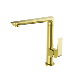 Elgin Kitchen Mixer Brushed Gold