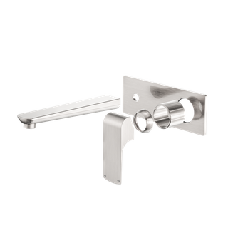 Elgin Wall Basin Mixer Trim Kits Only Brushed Nickel