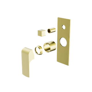 Elgin Shower Mixer With Divertor Trim Kits Only Brushed Gold