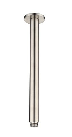 Star PVD Brushed Nickel Ceiling Dropper 300mm