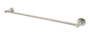 Star Brushed Nickel Single Towel Rail 750mm
