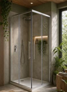 Cascade 900x900 Sliding Screen Set