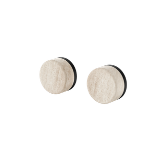 Serenity Wall Top Assembly With Rome Travertine Handle Matte Black