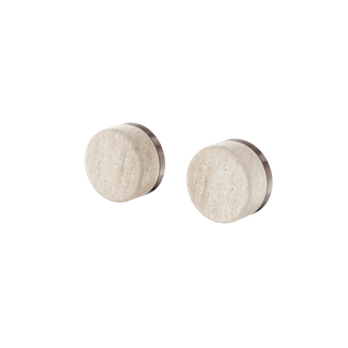 Serenity Wall Top Assembly With Rome Travertine Handle Brushed Bronze
