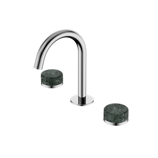 Serenity Basin Set Arc Spout With Verde Alpi Handle Chrome