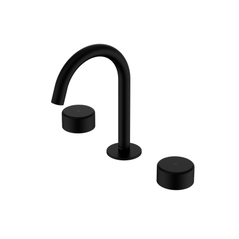 Serenity Basin Set Arc Spout With Metal Handle Matte Black