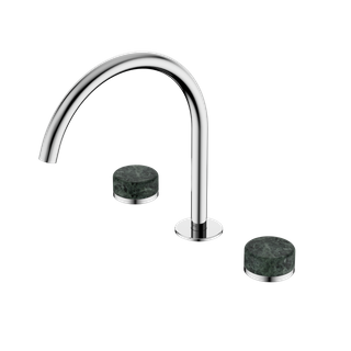 Serenity Bath/Kitchen Set Arc Spout With Verde Alpi Handle Chrome