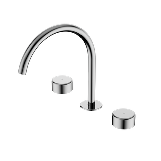Serenity Bath/Kitchen Set Arc Spout With Metal Handle Chrome