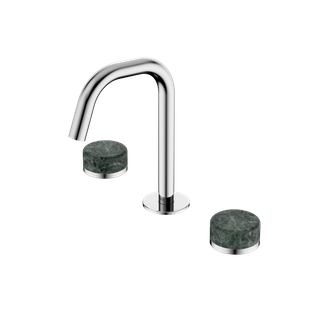 Serenity Basin Set Edge Spout With Verde Alpi Handle Chrome