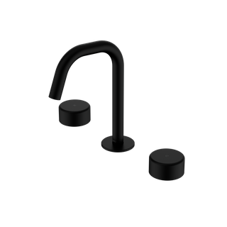 Serenity Basin Set Edge Spout With Metal Handle Matte Black