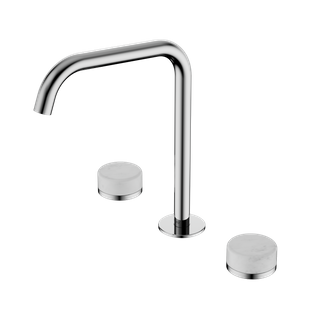 Serenity Bath/Kitchen Set Edge Spout With Carrara Handle Chrome