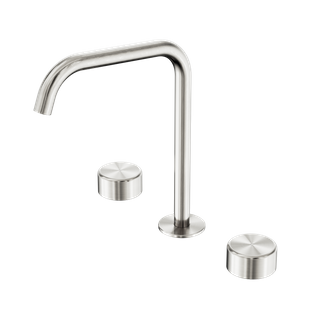Serenity Bath/Kitchen Set Edge Spout With Metal Handle Brushed Nickel