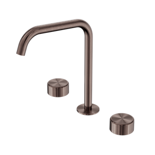 Serenity Bath/Kitchen Set Edge Spout With Metal Handle Brushed Bronze
