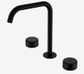Serenity Bath/Kitchen Set Edge Spout With Marquina Black Handle Matte Black