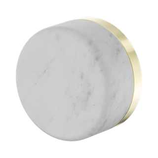Serenity Progressive Shower Mixer With Carrara Handle Brushed Gold