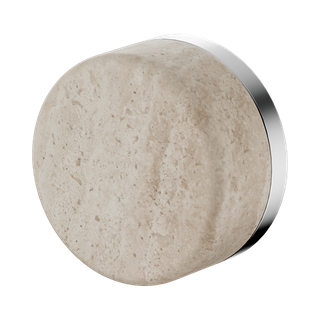Serenity Progressive Shower Mixer With Rome Travertine Handle Chrome
