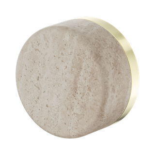 Serenity Progressive Shower Mixer With Rome Travertine Handle Brushed Gold