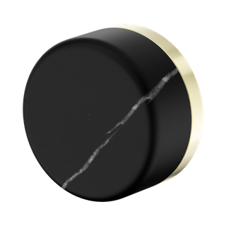 Serenity Progressive Shower Mixer With Marquina Black Handle Brushed Gold
