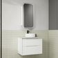 FLAUTO MATTE WHITE 750MM WALL HUNG VANITY