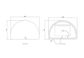 LED Moonlight Archie 1000(H)x1500(W) Frameless Mirror