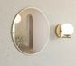 London 700mm Gold Metal Frame Mirror