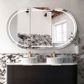 LED Bondi 1500(W)x900(H) Black Oak Shaving Cabinet - Premium Edition