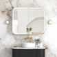 LED Newport 900(W)x750(H) Black Oak Shaving Cabinet - Premium Edition