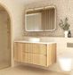 Byron Fluted 1200mm Woodland Oak Wall Hung Vanity