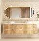 Byron Fluted 1800mm Woodland Oak Wall Hung Vanity
