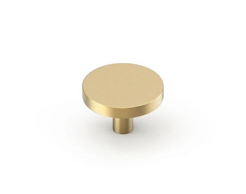 Chloe - 32mm Brushed Brass Handle (Premium Solid Brass Construction)