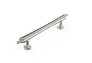 Heirloom - 140mm Brushed Nickel Handle (Premium Solid Brass Construction)
